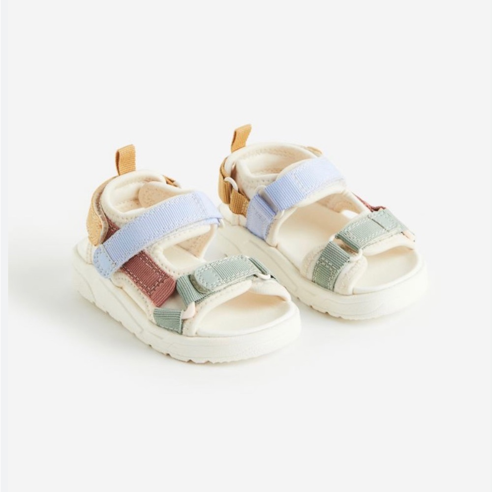 H&M color block sandals